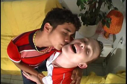 Cute Czech Gypsy Boy Sucks Friend's Big Cock and Rimming