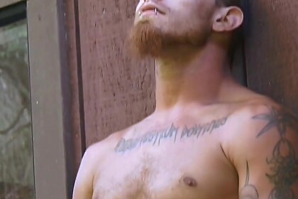 Muscle Butt Stone is Back: Hardcore Heavy Metal Singer Works, Smokes, and Busts a Sticky Big Load in Hawaii!