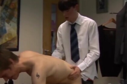 Twink Intern has Bareback Business at Boss Office