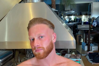 Young Footballer's Big uncut Cock gets Wanked &amp; he is Rock Hard &amp; Cums Heavy!