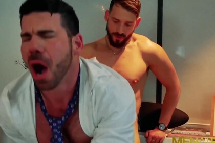 Hunky Enzo Rimenez Anal Bangs Suited Billy Santoro